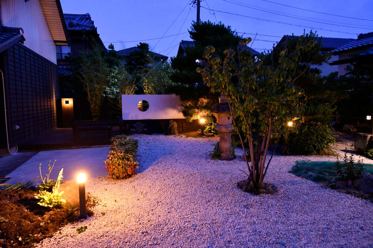 岐阜外構店ノエルのおすすめ施工例。純和風テイストによる美しい日本庭園のリフォーム事例